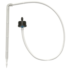 Bild 1 von Druckkompensierter CNL Tropfer PC iDrop 2.2 ltr/h, 50-60cm Mikroschlauch und Stake
