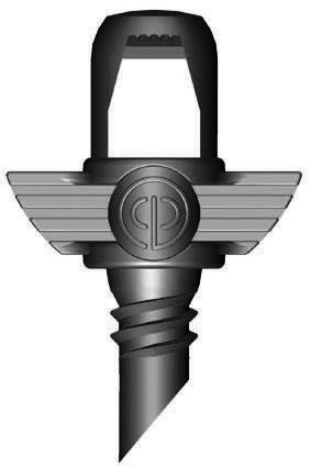 Bild 1 von Mikro-Spray Sprinkler / Sprüher 90°-360°, 29-117l/h  / (Ausführung) Sprühradius 90° (schwarz)