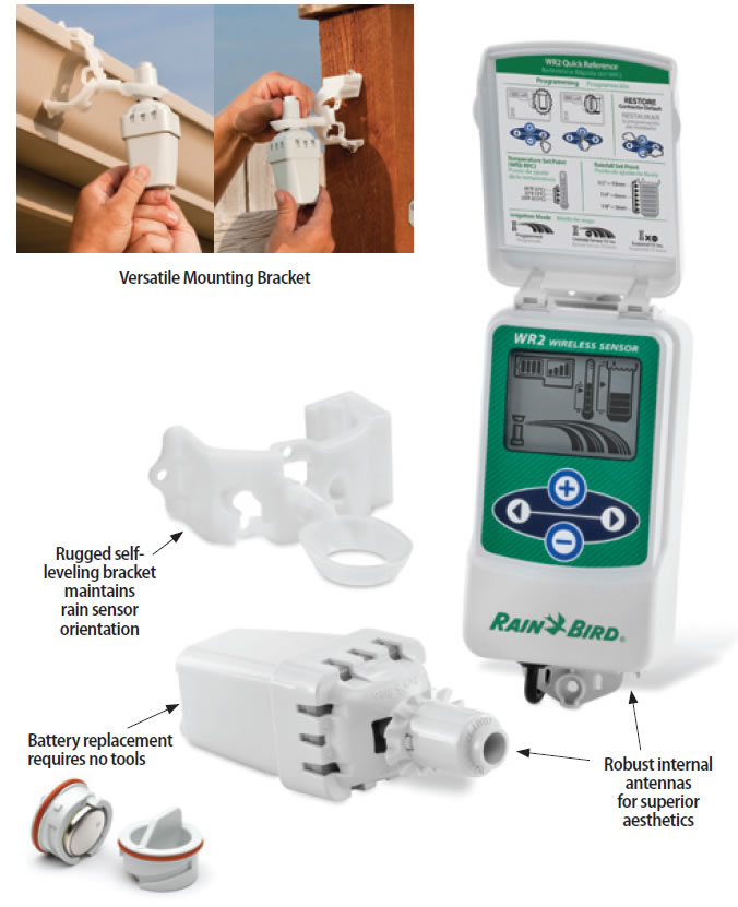 Bild 1 von Rain Bird WR2 RFC, kabelloser Funk Regensensor, Regen-Frostkombination, freeze, wireless A553300