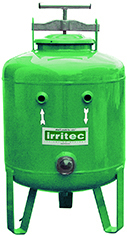 Bild 1 von Irritec EFV Metall-Düngetank Set, Bewässerung, Fertigation, Tropfbewässerung  / (Ausführung) 200l Tank horizontal