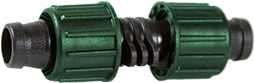 Bild 1 von Kupplung Gemüse-Tropfschlauch, Tape, P1, Dripline, Verbinder  / (Ausführung) 16 x 16mm schwarz/grün