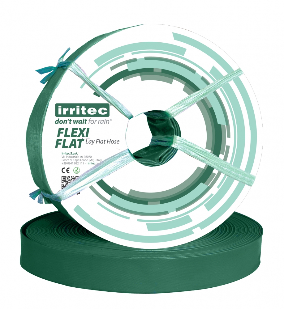 Bild 1 von Irritec FLEXIFLAT, Lay-Flat, PVC-Gewebeschlauch, Flachschlauch, 6bar