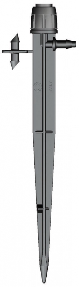 Bild 1 von Einstellbarer Mikrosprüher 0-52l/h, 180°, 360°  / (Ausführungen) Mikrosprüher mit Erdspieß 360°, 0-52l/h