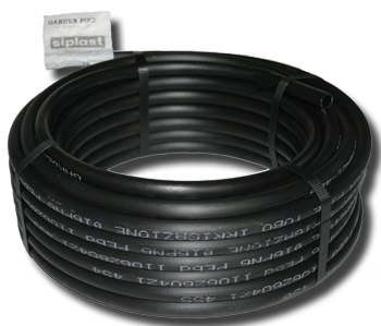 Bild 1 von Gpipe LDPE-Verlegerohr, PE-Rohr, Verteilerrohr Schlauch Garten schwarz, 25mm, PN4  / (Länge) 25m