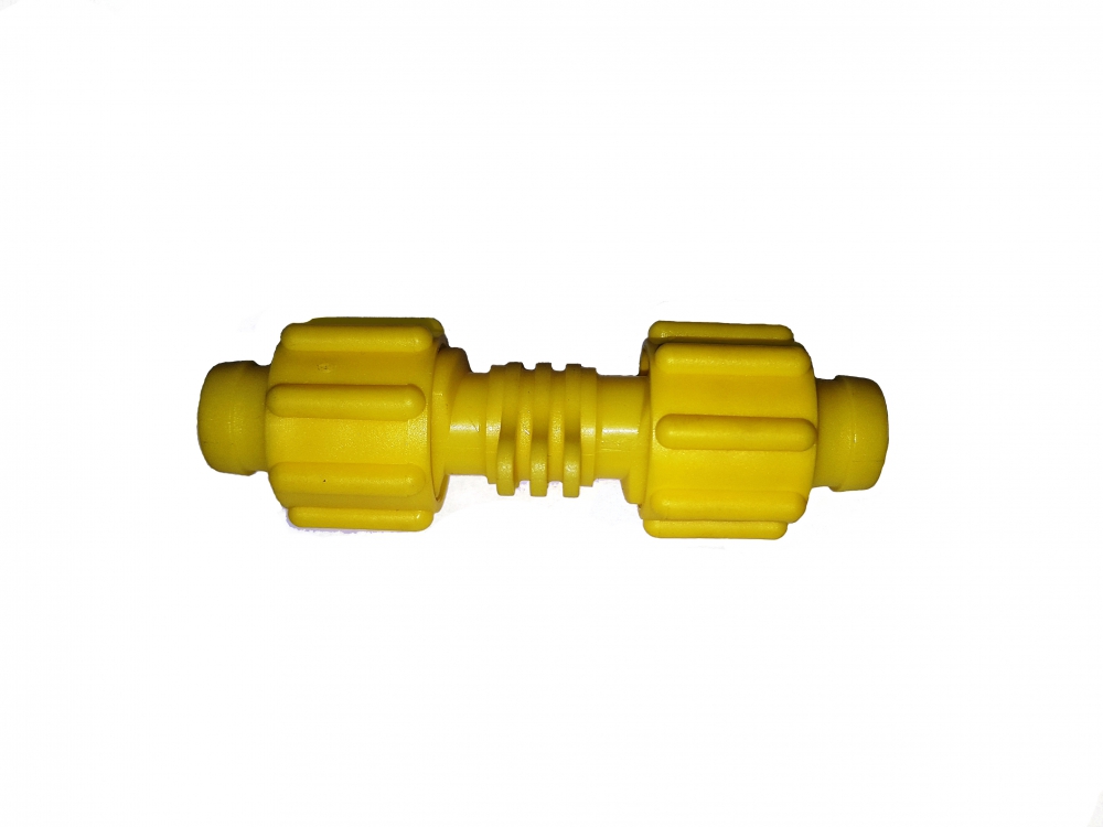 Bild 1 von Kupplung Gemüse-Tropfschlauch, Tape, P1, Dripline, Verbinder  / (Ausführung) 16 x 16mm gelb
