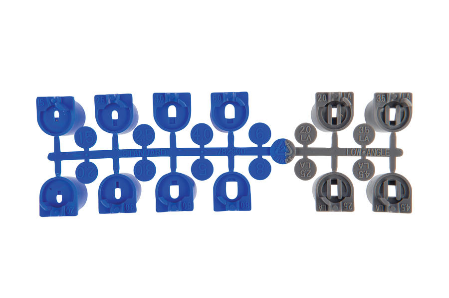 Bild 1 von Hunter Regner-Düsensätze für PGP, PGP ULTRA, I-25, I-20 (Ultra), PGJ  / (Düsensätze) PGP Ultra, I-20 (Ultra) Düsensatz grau-blau