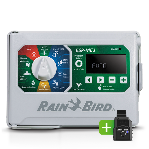 Bild 1 von Rain Bird ESP-ME3 WiFi-Steuergerät + LNK2-Modul, 4-22 Stationen, SET, Outdoor, wirless