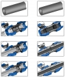 Bild 2 von PE-Rohr T-Stück AG, Außengewinde, T-Verschraubung, T-Klemmverbinder, T-Kupplung (DVGW-PN16)  / (Durchmesser) 20x3/4