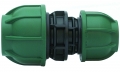 PE-Rohr Reduzierkupplung, Verschraubung (PN10) Klemmverbinder, Reduzier-Kupplung, gerade  / (Durchmesser) 20x16mm
