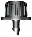 Einstellbarer Microsprüher Mikrosprüher 0-52l/h, 180°, 360°  / (Ausführungen) Knopf-Sprüher 360° mit Stachel, 0-52l/h, selbstschneidend