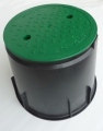 Irritec Ventilboxen rund, Kontrollbox, Ventilverteilerbox, Ventilkasten  / (Ausführung) LARGE, rund