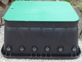 Bild 2 von JUMBO Ventilbox mit Druckluftanschluss, Ventilkasten, Box vorgelocht für 6 Ventile, Verteilerbox