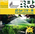 AquaTeam Rasenbewässerung Versenkregner Set für bis 80m2 Rasenfläche, 15HV-M 3 Regner