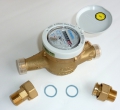Zenner Wasserzähler, Wasseruhr, Durchflussmessgerät, geeicht